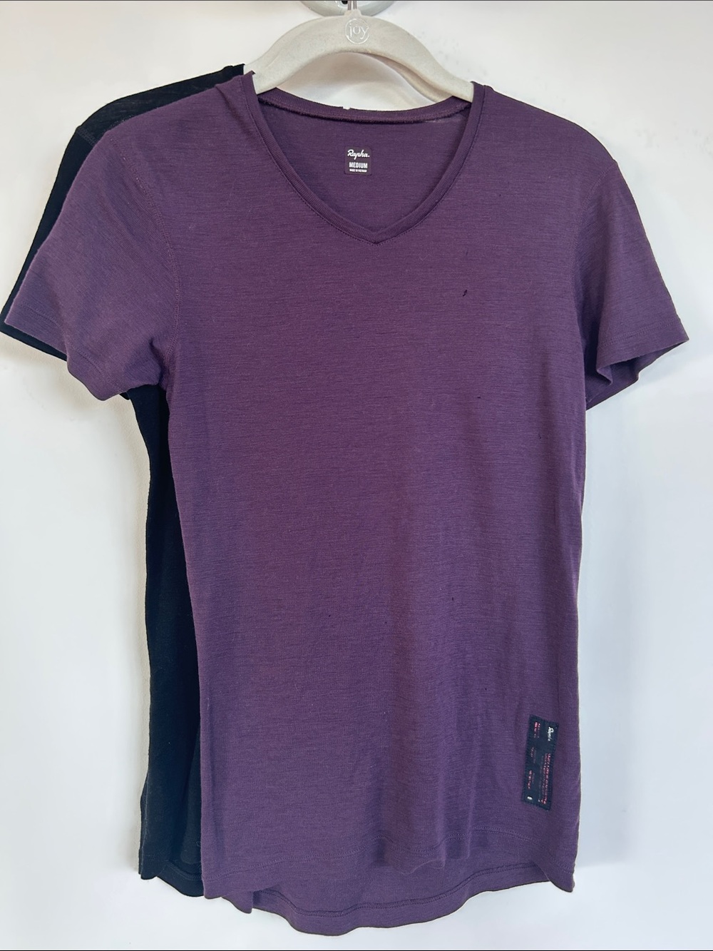 2x well worn Rapha merino baselayers - they have many small holes